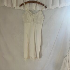 White slip dress